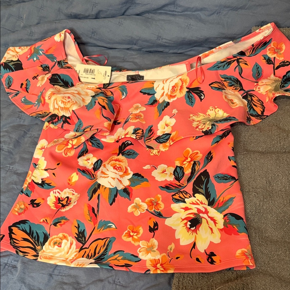 Pink Floral Blouse